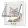 Canal para Gato Abs Porta para Gato Porta para Cachorro Buraco Entrada e Saída Livres Porta para Pet Acessórios de Porta para Casa de Gato e Cachorro Ventilador de Porta Arbitrária para Pet