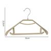 Gancho de Ropa de Plástico para Adultos de Hombros Anchos, Hogar, Bold, Sin Costuras, Dormitorio de Estudiante, Antideslizante, Seco y Húmedo, Anti-Esquinas en los Hombros
