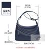 Cuero Genuino Versátil Regalo para Mamá Bolso de Piel de Vaca Nuevo Multibolsillos Gran Capacidad Bolso de Hombro Bolso Cruzado para Mujer
