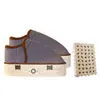 Sapatos de Moxabustão com Caixa de Moxabustão para Pés de Madeira Sólida com Controle de Fumaça, Sapatos de Moxabustão para Pés para Aquecimento de Primavera e Inverno, Botas de Moxabustão, Atacado do Fabricante
