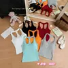 Camisola Picante Sexy Estilo Americano con Cuello Halter y Copa de Látex Fija, Camiseta sin Mangas con Fruncido en el Busto Estilo Manga Americana