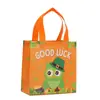 Bolsa de Regalo Estampada para Festival Irlandés Bolsa de Compras Bolsa No Tejida al por Mayor Bolsa Tote para Regalo de Fiesta Bolsa de Empaque Impermeable