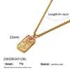 Collar Taina de Acero Inoxidable Europeo y Americano para Mujer Diseño de Nicho Etiqueta de Sol Luna Estrella Collar de Acero de Titanio Colgante Versátil Cadena para Clavícula