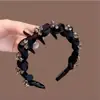 Tiara de Diamantes Brilhantes de Alta Qualidade com Dentes, Tiara Antiderrapante, Acessório de Cabelo de Luxo Leve, Presilha de Cabelo, Acessório de Cabelo para Lavar o Rosto
