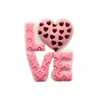 Zuecos Serie Día de San Valentín Hebillas Decorativas Flores de Zapato de Dibujos Animados Lindas Accesorios DIY Hebillas de Zapato de Goma Suave PVC