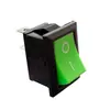 Interruptor Tipo Barco Interruptor de Alimentação Dois Pinos 2 Posições Kcd1-101 Preto e Branco Basculante Vermelho