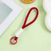 Pulsera Tejida Multicolor Llavero Anti-Pérdida Personalizado Correa para Teléfono Juguete de Peluche Correa de Muñeca Trenzada Multicolor Colgante