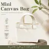 Bolsa de Mano Estilo Coreano Lona Perezosa Linda Mini Bolsa Bolso Hecho a Mano Pequeño Portamonedas para Monedas y Artículos Varios Bolsa de Empanada