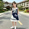 Vestido de Niña Verano 2026 Nuevo Elegante Infantil Judy Conejo Policía Vestido Bebé Niña Estilo Academia Vestido