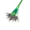 Set de Línea Leader Especializada para Pesca, Set de Sub-Línea de Acero con Alambre Anti-Mordida y Línea de Carbono, Conector de Señuelo, Pasador para Pesca en Mar
