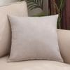 Almohada de Lino de Color Sólido Engrosada Elegante Hogar Sofá Sala de Estar 50 Respaldo Coche Oficina Cuadrada Cojín Lumbar