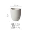 Contenedor de vela mate transfronterizo taza vacía soporte INS llenado de cera cemento aromaterapia taza de cera DIY de alto aspecto
