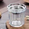 Cenicero creativo de acero inoxidable con diseño de embudo, que evita la dispersión de cenizas, con un diseño único a prueba de viento, apariencia elegante y una tapa, adecuado para uso en el hogar y la oficina.