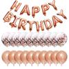 Globo de aluminio de 16 pulgadas con letras de feliz cumpleaños en inglés. Oferta transfronteriza.