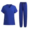 Roupas Elásticas de Lavar à Mão Europeias e Americanas Transfronteiriças da Amazon, Roupas de Trabalho Manual com Escova para Doutor de Boca e Enfermeiro, Roupas Cirúrgicas de Isolamento Masculinas e Femininas