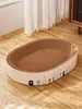 Placa Arranhador para Gatos Cama para Gatos Integrada Placa Arranhador Super Grande para Gatos Resistente a Arranhões Desgastável Sem Soltar Papelão Ondulado Suprimentos Completos para Gatos Brinquedos