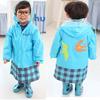 Moda Corea del Sur Lindo Impermeable Infantil Niños y Niñas Estudiantes de Primaria Poncho Grueso Impermeable para Exteriores Bebé