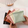 Saco de armazenamento de cabo de dados com fechamento automático fone de ouvido com fio bagagem de mão mini bolsa pequena portátil boca cosmética envelope vermelho