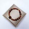 Venta Directa de Fábrica Pulsera de Rudraksha Nepalí Hueso de Vaca Cera de Abeja Cuerno de Sauce Marino Semilla de Bodhi de Cinco Pétalos Pulsera Budista