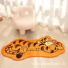 Alfombra Popular Linda de Animales Transfronteriza para Baño, Amigable con la Piel, Imitación Cachemir, Antideslizante, Suave y Fácil de Cuidar para Dormitorio, junto a la Cama