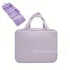Nueva bolsa de maquillaje transfronteriza con compartimentos multifuncionales, bolsa de maquillaje portátil, bolsa de almacenamiento de artículos de tocador de viaje de gran capacidad, bolso de mano