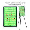 Futebol portátil tabuleiro tático treinador tipo suporte magnético digital futebol tático suspensão disco tático