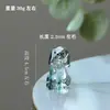 Producto explosivo transfronterizo cachorro de cristal spinner de cerámica animal de vidrio hecho a mano estatua artesanía adorno de escritorio al por mayor