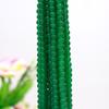 Venta al por mayor de cuentas de jade de imitación de vidrio monocromático, cuentas sueltas de jade hechas a mano, pulsera, accesorios de joyería DIY