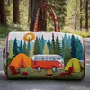 Sitio Independiente Temu Moda Bolso Deportivo Trendy Transfronterizo Gran Capacidad Portátil Bolso Deportivo Diario Impresión 3D