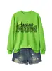 MAMÁ DE HOCKEY Tienda Independiente de Amazon Wish Sudadera de Manga Larga con Cuello Redondo para Mujer, Moda Versátil y Cómoda para Otoño e Invierno