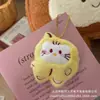 Lindo Llavero de Peluche Hello Kitty Cadena Colgante Colgante Corazón de Niña Pareja Muñeca Colgante para Mochila de Estudiante Colgante