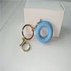 Anel de Ferro de Silicone de PVC Pingente de Chave Desenho Animado Hula Hoop Argola de Chave Anel de Borracha Joia