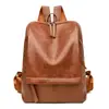 Mochila para portátil mochila para mujer de alta calidad casual moda viajera de cuero mochila para mujer nueva bolsa de viaje antirrobo