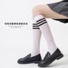 Medias por encima de la rodilla para mujer en primavera y otoño negras rodilleras look adelgazante calcetines hasta la pantorrilla otoño e invierno estilo preppy JK medias altas