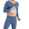 Fabricante Original Conjunto de Ropa Interior Térmica para Hombre, Moda Casual, con Forro de Felpa, Engrosado para el Calor, Conjunto Térmico de Invierno y Otoño