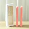 Vela de Varilla Larga de Diente de 27 cm Venta al por Mayor para el Hogar Romántica Boda Regalo de Acompañamiento Cera de Varilla de Color Inodora e Inolora Transfronteriza
