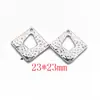 Venta al por mayor del fabricante Nuevo Patrón Geométrico Extranjero Corazón Cuadrado Joyería DIY Aleación Collar Pendientes Colgantes