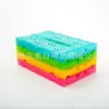 Caixa de Armazenamento Dobrável para Mesa Cesta de Armazenamento de Brinquedos Cesta de Armazenamento para Gaveta de Cozinha Cesta de Armazenamento Laranja Sem Tampa