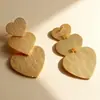 Pendientes Retro Franceses Ultra-Exagerados con Borlas, Moda Europea y Americana, Personalidad Transfronteriza, Mate, Versátiles, Modernos, Flor de Pétalo