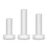 Parafusos Sextavados de Nylon Branco Parafusos de Plástico Pa66 Parafusos Sextavados Isolados de Plástico M3M4M5M6-M12