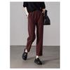 Calça Cigarrete Emagrecedora para Mulheres 2025 Outono e Inverno Novo Estilo Solta Emagrecedora Versátil Calça Cigarrete de Nove Pontos Calça Casual Feminina Novo Produto