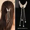 Design Borboleta com Franja Grampo de Cabelo Parte de Trás da Cabeça Coreia do Sul Elegante Presilha de Tubarão Celebridade da Internet 2025 Novo