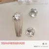 Accesorios Populares para Uñas, Lujo Accesible Bolas Cuadradas Gruesas Hechas a Mano con Diamantes, Accesorios para Uñas de Aleación de Cristal Super Brillantes de Celebridad de Internet