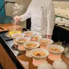 Cuenco de Cerámica para Sopa con Calentador de Velas, Olla para Guisos Estilo Hotel, Cuenco para Sopa de Aleta de Pescado, Nido de Pájaro y Ginseng, Porción Individual, Vajilla Especializada