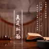 Pisapapeles de cristal, regalo creativo, pisapapeles estilo chino, prensa para libros, barra de prensa pesada, pincel de caligrafía, regalo corporativo