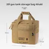 ISE MOUNT Bolsa de Armazenamento Grande Capacidade para Exterior 20L Conjunto Panela Fogareiro Anti-colisão Bolsa de Armazenamento para Cilindro de Gás Bolsa para Acampamento Piquenique