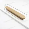 Manija de Madera Maciza Estilo Nuevo Chino Nórdico para Armario de Sala de Estar y Zapatero, Manija en T de Nogal Importado para Cajón de Dormitorio