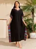 2026 Nuevo Cubre Traje de Baño Estilo Europeo y Americano, Bata de Vacaciones de Rayón con Bloques de Color y Cuello en V, Camisa de Protección Solar para Bikini, Ropa de Baño para Mujer