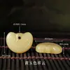 Acessórios de Pingente de Vidro, Vagem de Lótus Cor de Jade, Acessórios para Joias DIY Feitos à Mão, Pingente de Cadeado da Paz, Pingente de Contas de Abóbora, Pequenos Acessórios