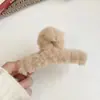 Pinzas para el Cabello de Felpa para Otoño e Invierno, Pinzas para el Cabello Lindas y Dulces para la Parte Posterior de la Cabeza, Pinzas para el Cabello de Felpa de Colores Caramelo, Ventas Directas de Fábrica, Venta al por Mayor de Pinzas para el Cabello